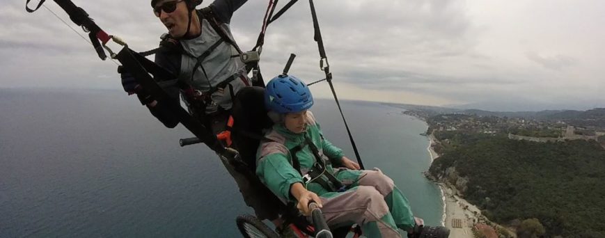 Flying Wheelchair - Paragliding for Disabled
